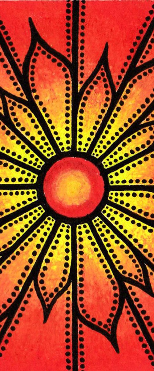 Red flower by Jonathan Pradillon