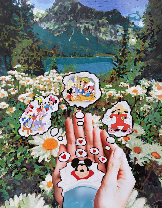 Dreams in a field of daisies