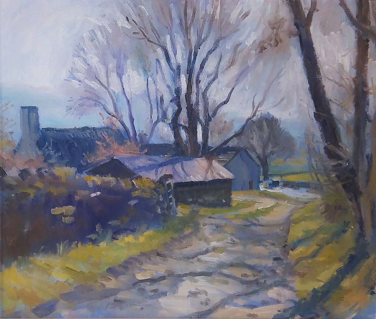 Morning in Appletreewick by Damian Gerard Bland