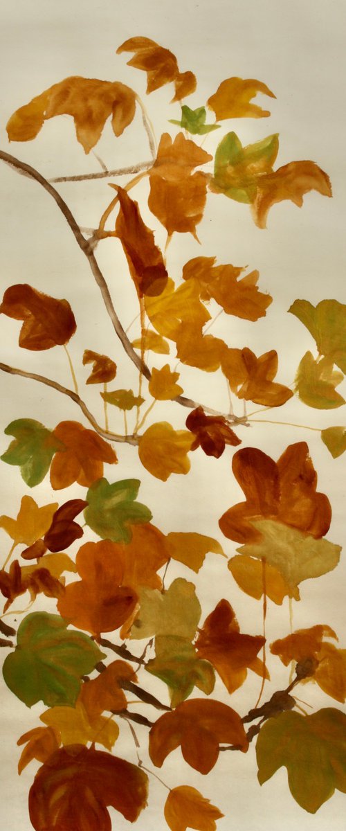Autumn Tulip Tree by Anne  McKenzie