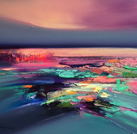 Glowing horizon