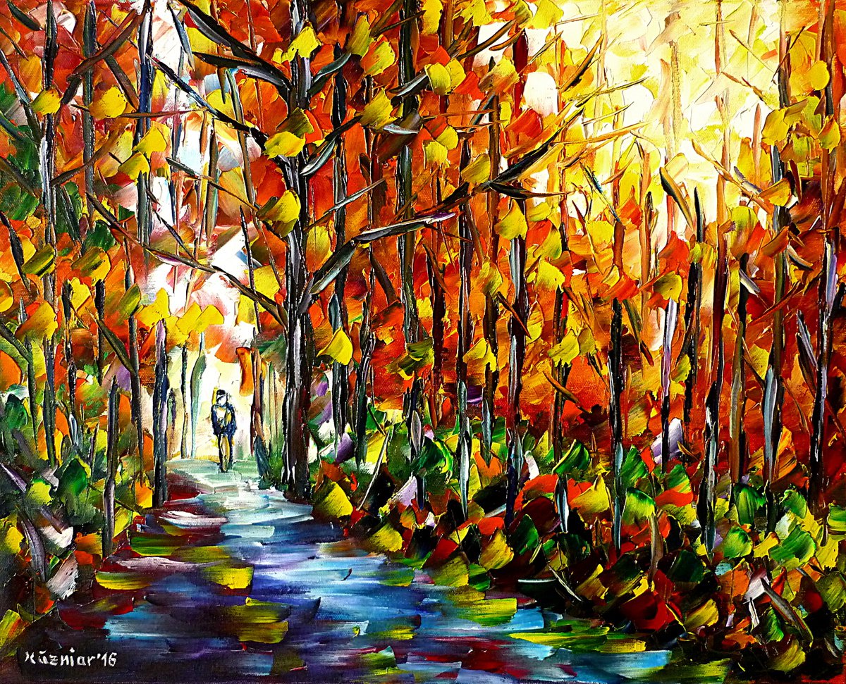 In The Autumn Forest by Mirek Kuzniar