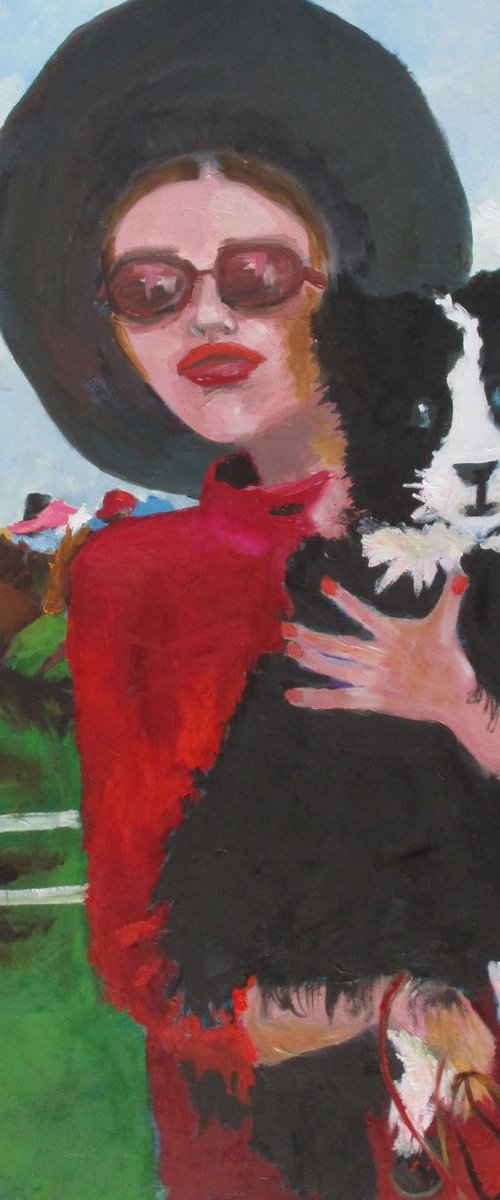 Billy and Bobby at the races by Rosalind Roberts