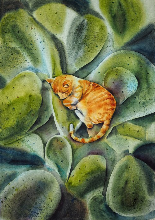 Jungle cat by Delnara El