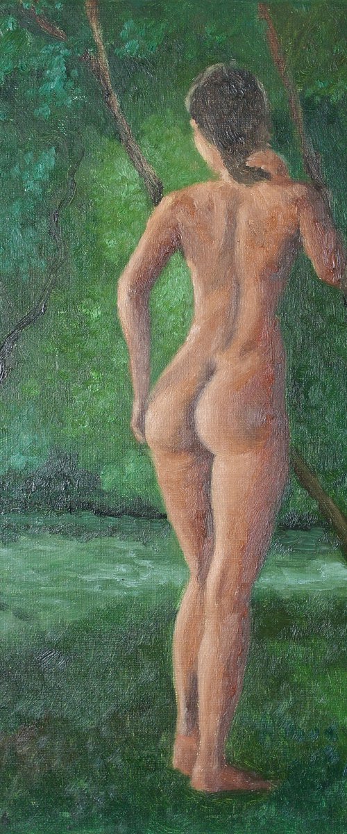 The Lovely Bather by Juri Semjonov