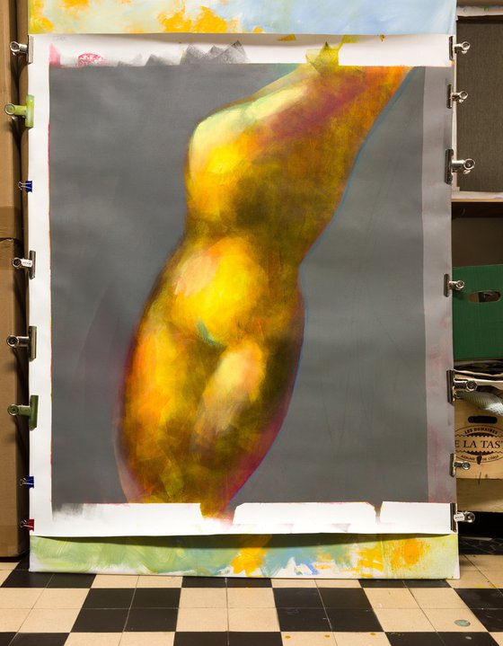 Modern feminine nude