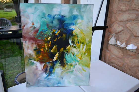 La palette enchantée - free shipping - palette knife - expressive and gestural painting