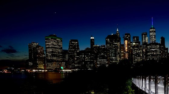 NYC NIGHT SKY (LIMITED EDITION 1/20) 24" X 16"