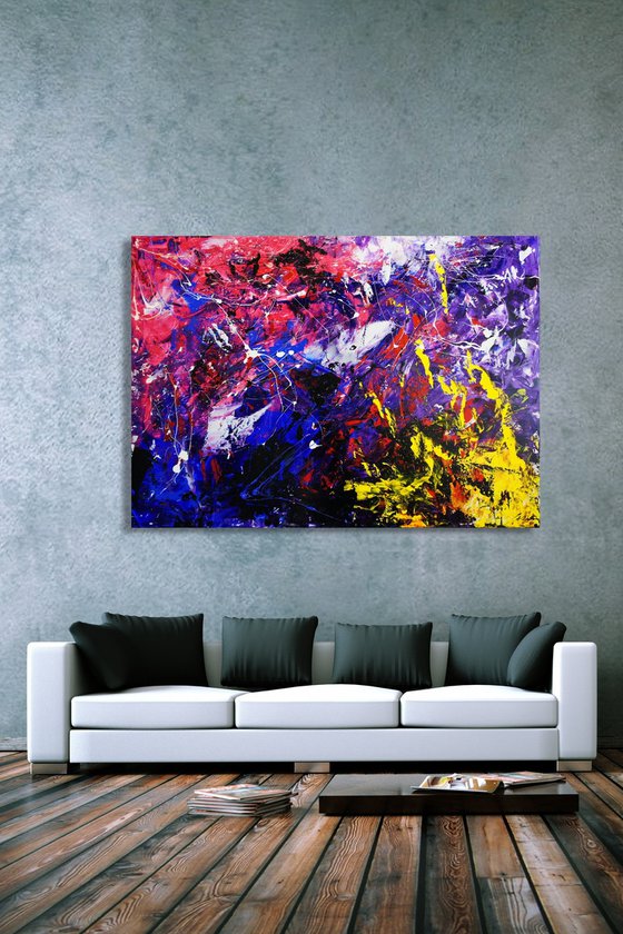 Battling Souls (140 x 100 cm) XXL (56 x 40 inches)