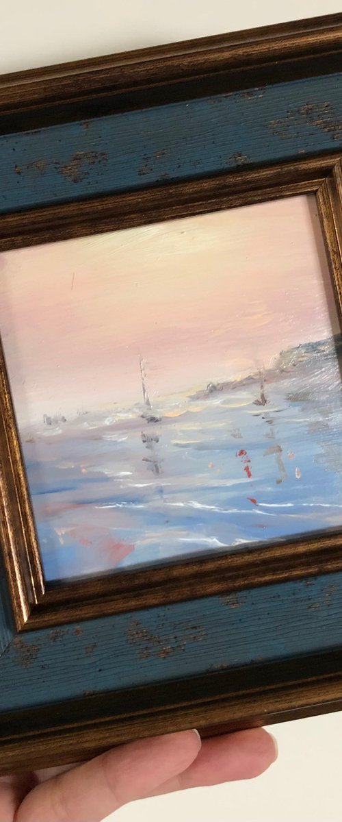Morning at the bay, seascape by Alesia Yeremeyeva