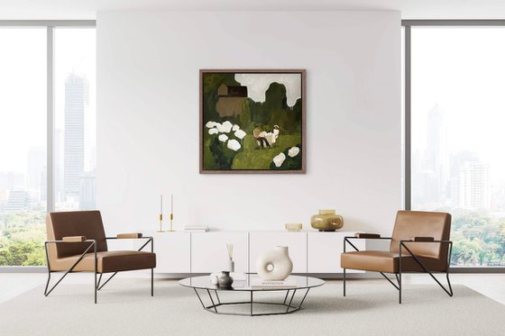 «Time of White Hydrangeas»