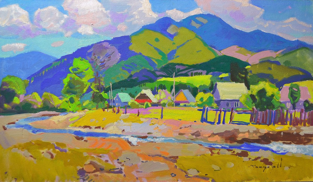 Kolochava Summer By Alexander Shandor, 33 X 20, Artwork For Sale On Artfinder