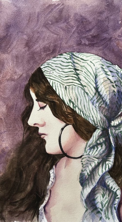 Whispers in Violet by Krystyna Szczepanowski