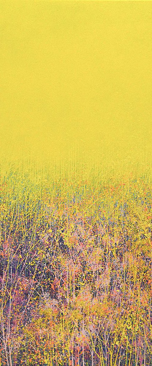 Wild Flowers Under A Yellow Sky by Marc Todd