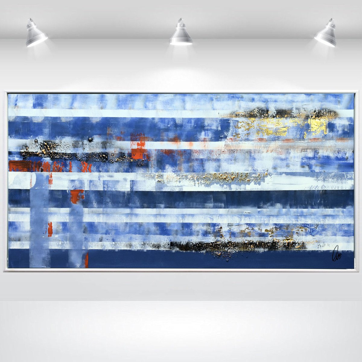  Horizon Lines By Edelgard Schroer, 48 X 25, Artwork For Sale On Artfinder