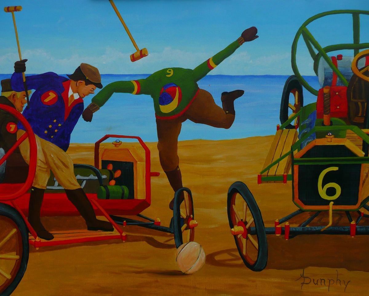 Extreme Beach Polo 1925 by Dunphy Fine Art