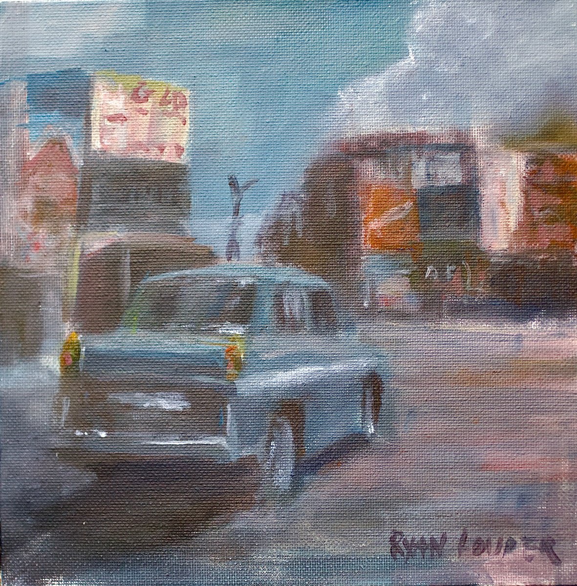 London 1969 By Ryan Louder, 8 X 8, Artwork For Sale On Artfinder