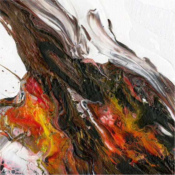 Fire Dance  - Abstract Painting  by Kathy Morton Stanion