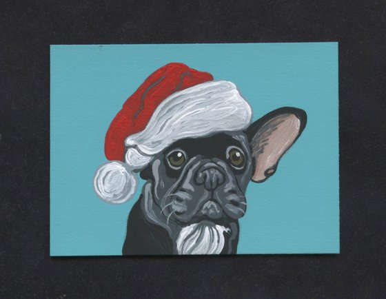 Black French Bulldog Dog Pet Christmas