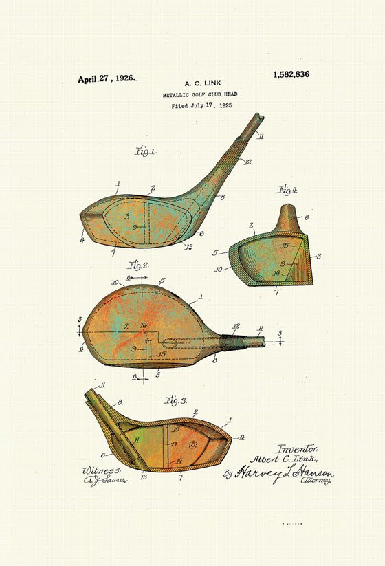 Golf Club Heads - Patented 1926