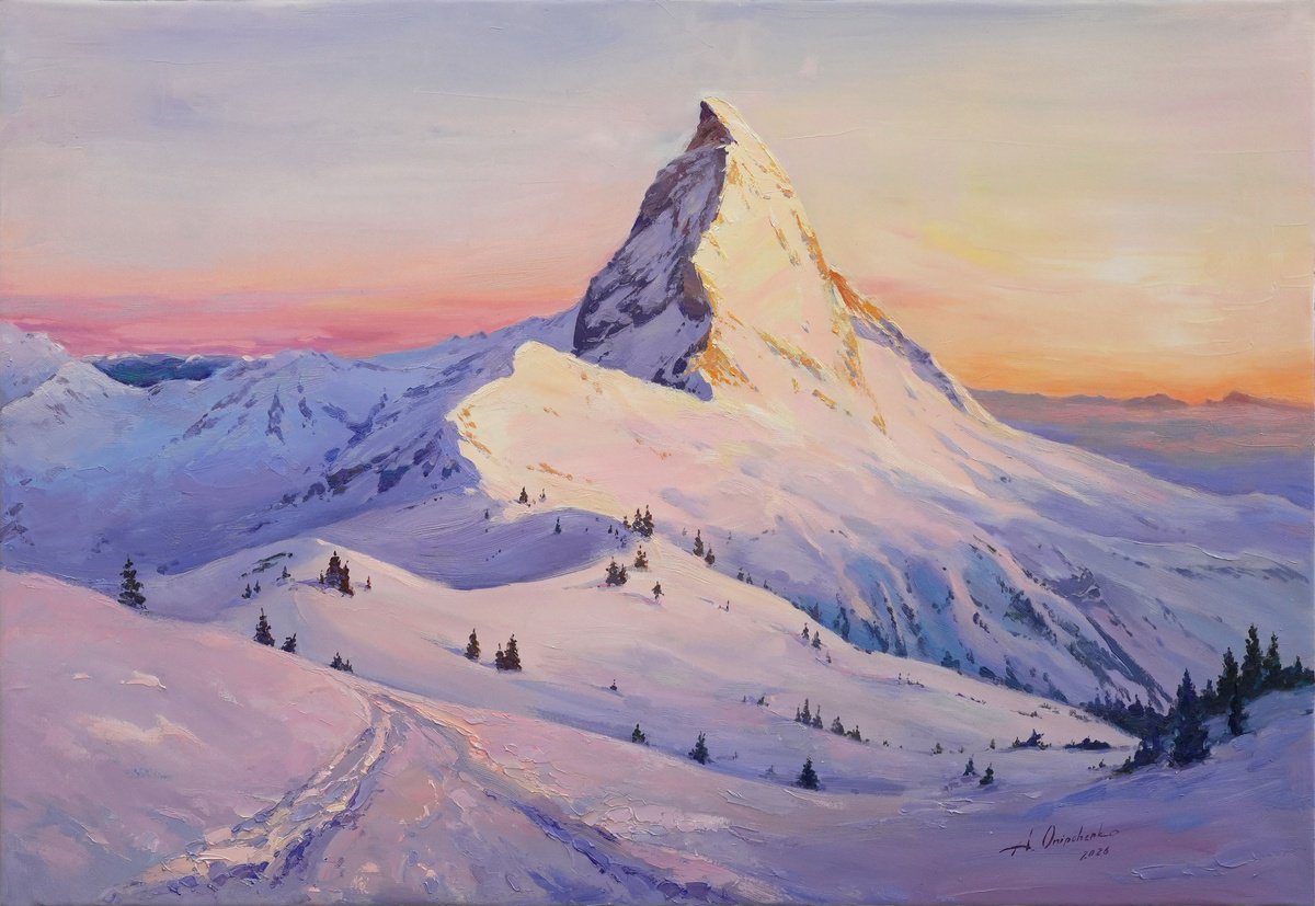 The Way To Matterhorn By Alisa Onipchenko-Cherniakovska, 51 X 35, Artwork For Sale On Artfinder