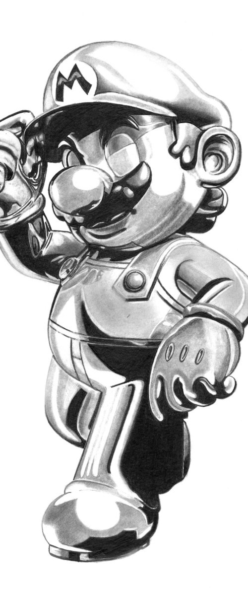 Metal Mario by Paul Stowe