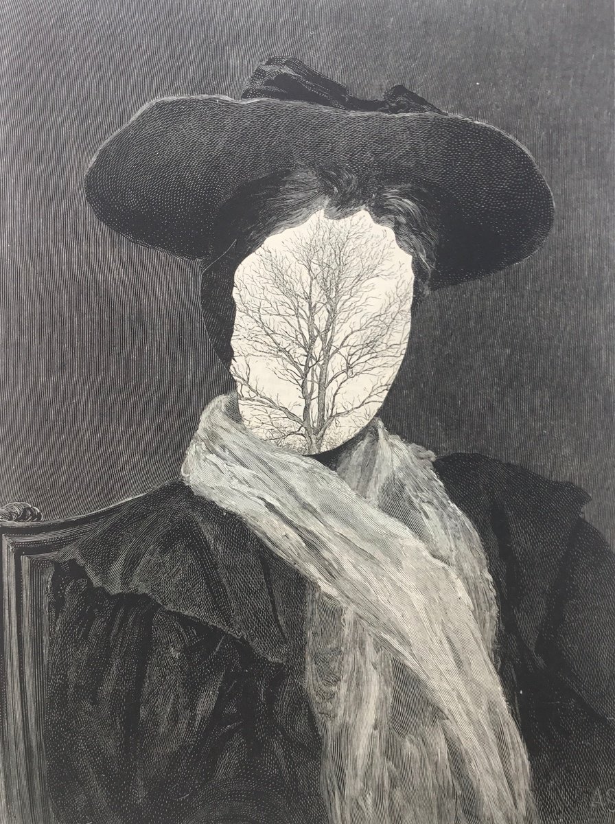 Surrealistic Collage , Veins And Art Trees By Tudor Evans, 7 X 9, Artwork For Sale On Artfinder