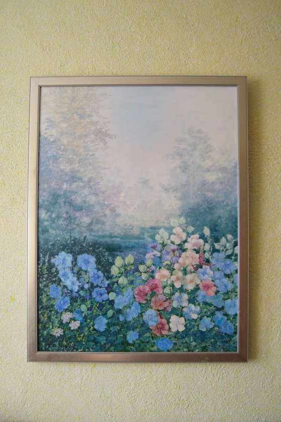 Flower oil painting 'Floral rhapsody'