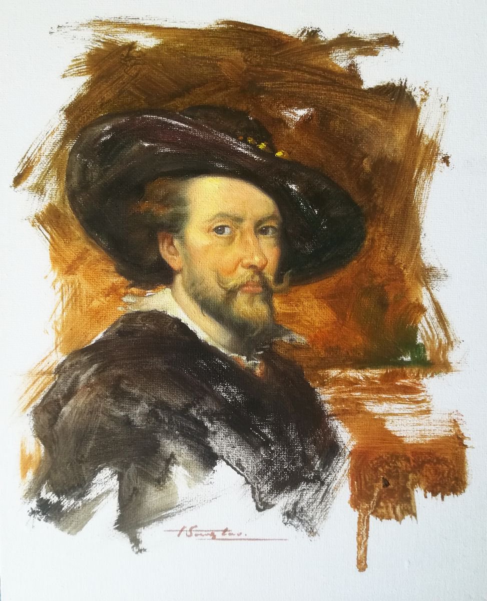 Portrait of Peter Paul Rubens by Hongtao Huang