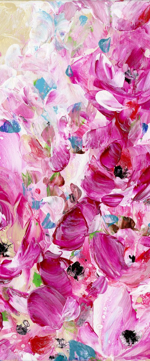 Sweet Blooms 12 - Floral Painting by Kathy Morton Stanion by Kathy Morton Stanion