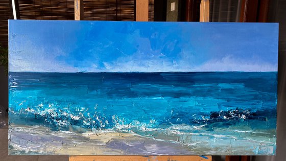 Abstract Turquoise Ocean