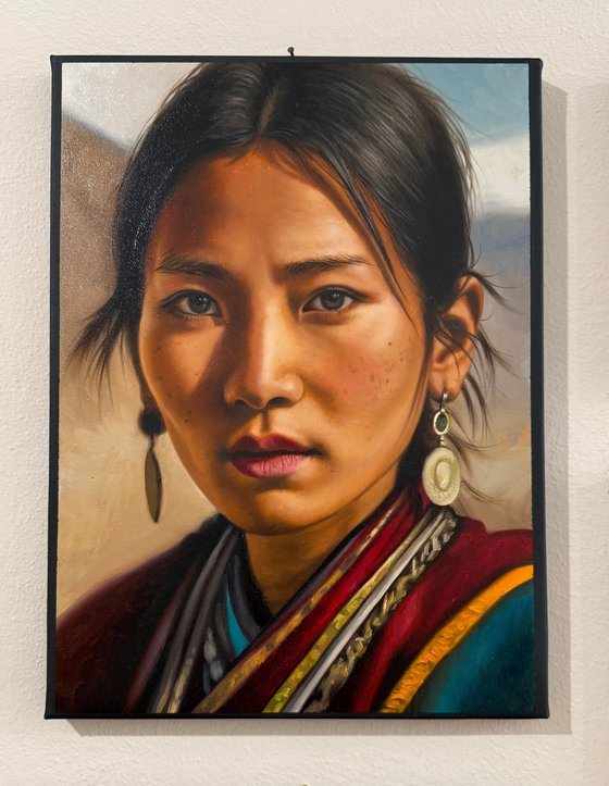Painting of a woman