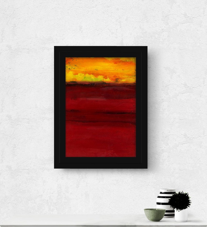 Desert Travels 2 Minimalist Abstract Landscape Artfinder