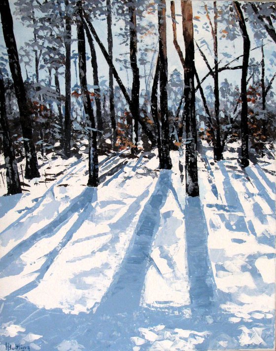 Snow Trees 40cm x 50cm