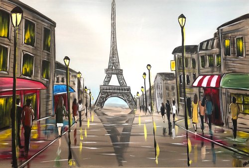 Towards The Eiffel by Aisha Haider