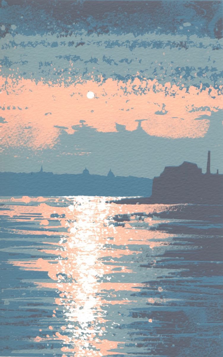 Greenwich from Blackwall Reach by Ian Scott Massie