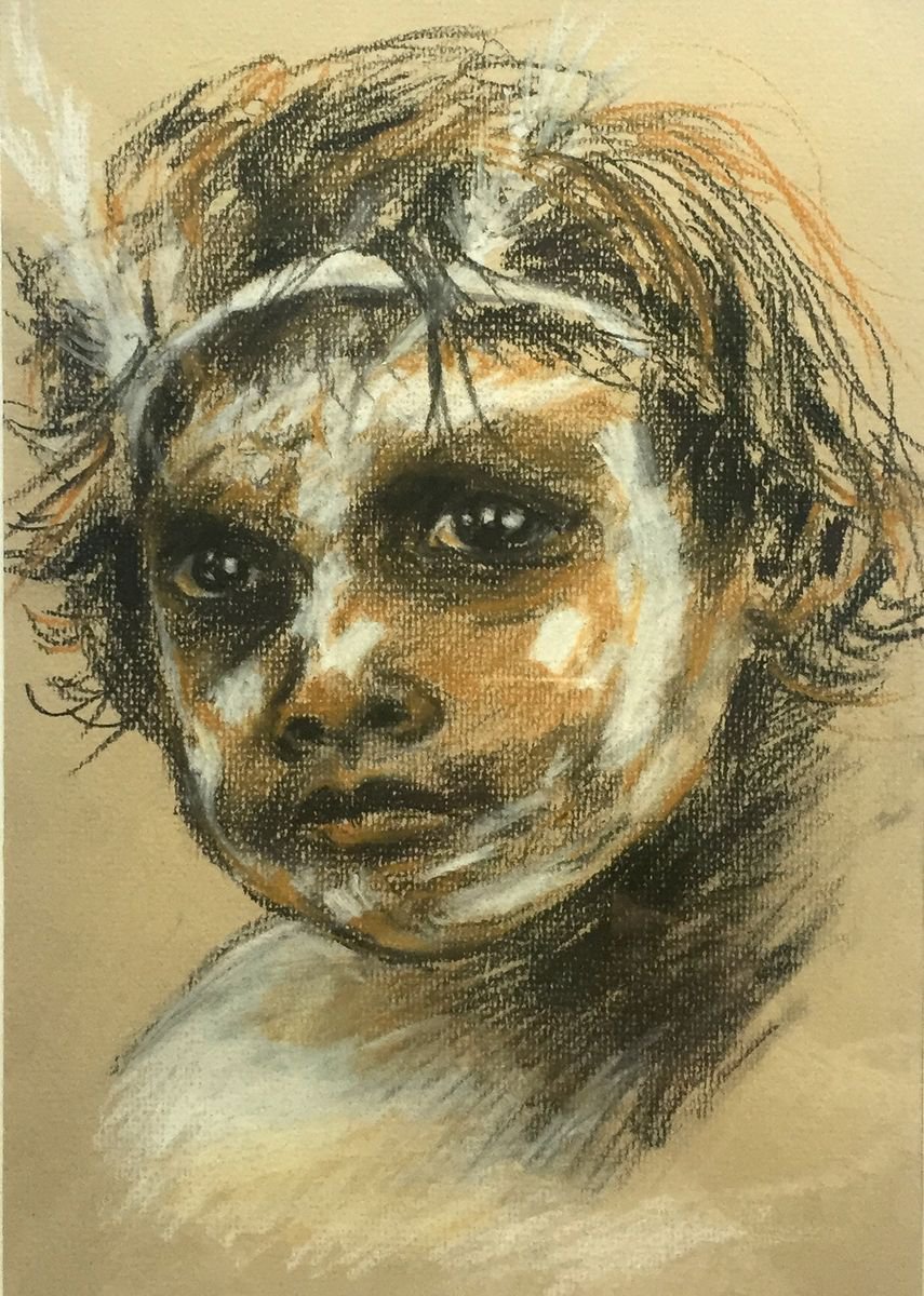 Aboriginal Boy by Violetta Kurbanova