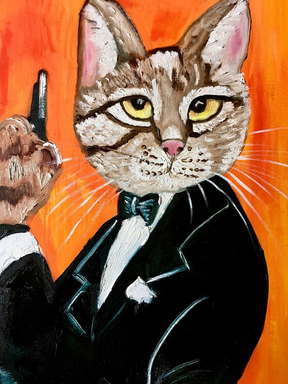 Cat  James Bond 007, Cats never die #3.