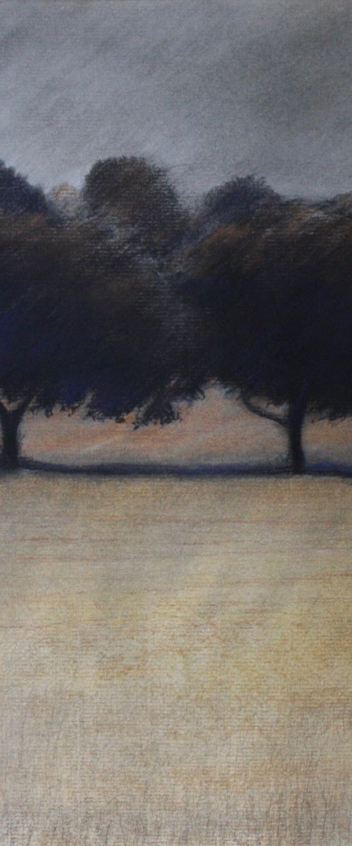 Back in the Blue Trees Late Summer by Simon Jones