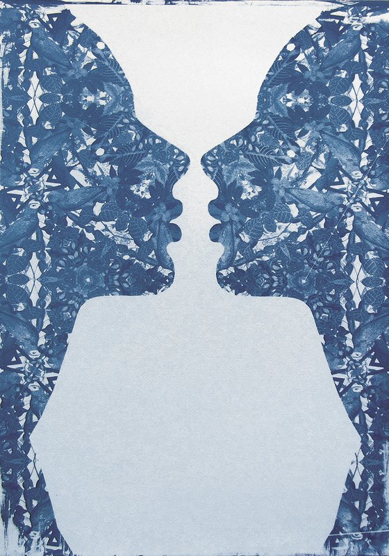 Cyanotype 23 Kaleidoscope