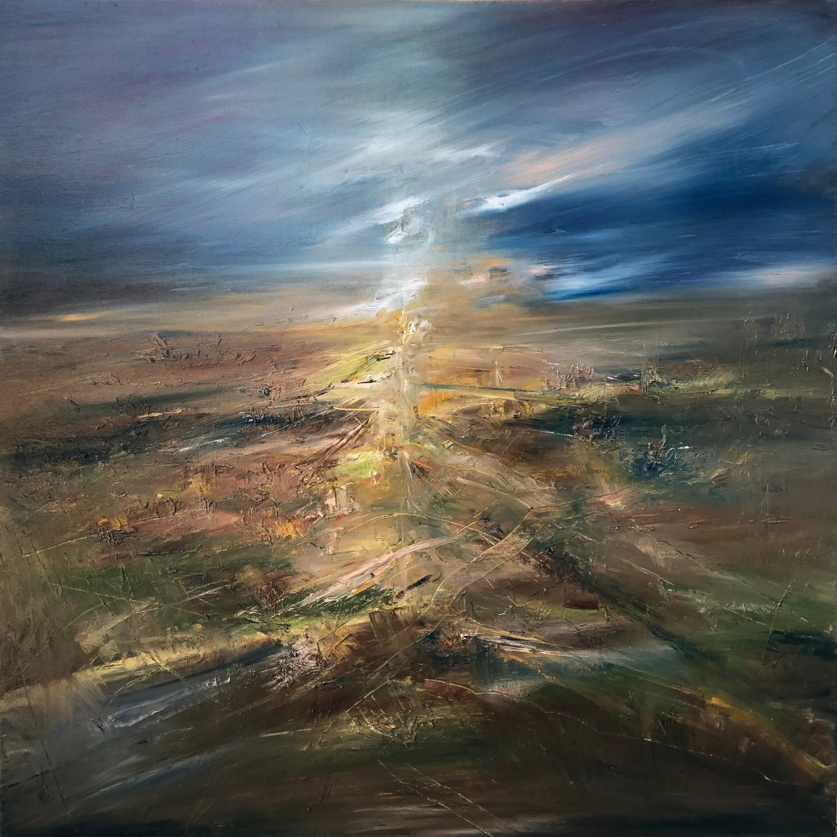Oasis Of Love By Snezana Djordjevic, 39 X 39, Artwork For Sale On Artfinder
