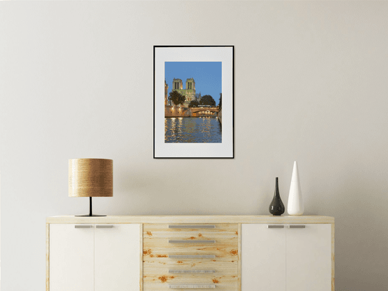 " The Seine. Notre-Dame de Paris " Limited Edition 1 / 50