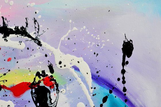 Elements - Large Colorful Abstract Painting