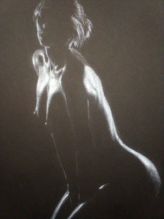 Nude noir #252 (21X29)cm