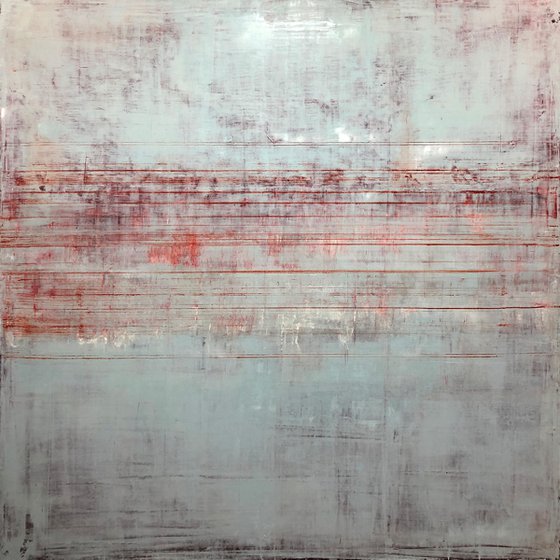 Red Lined (48x48in)