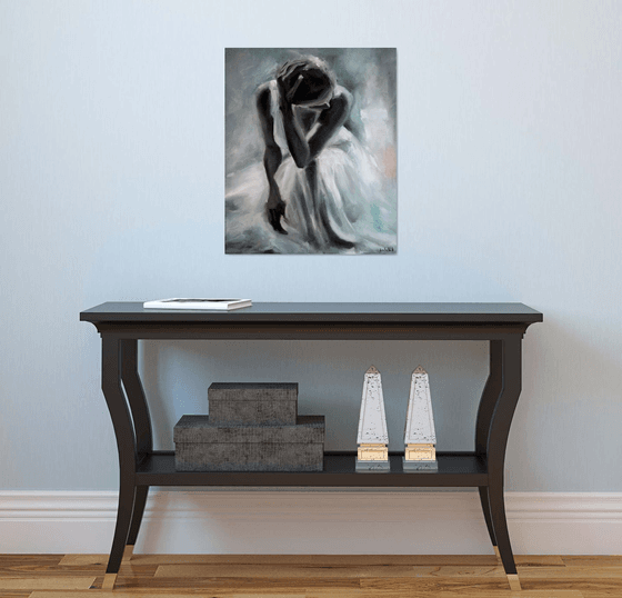 Ballerina painting