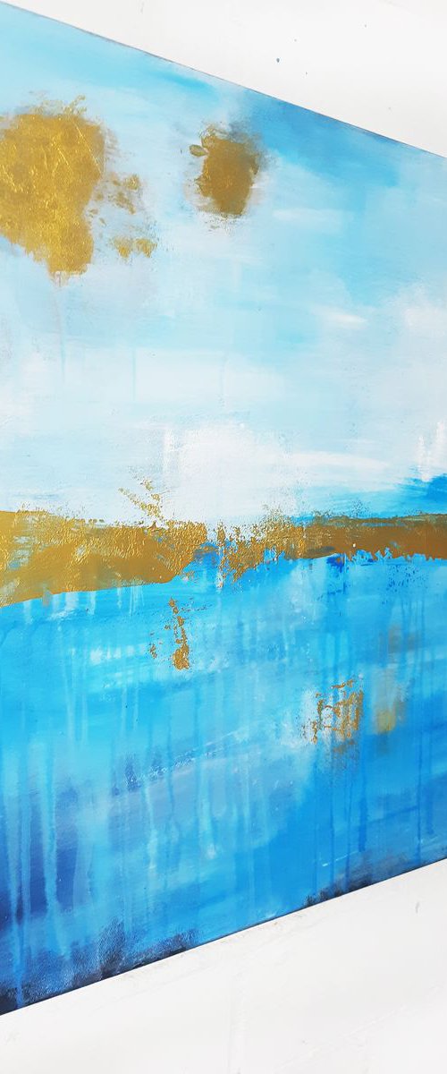 Coastal Light – Abstract seascape by Stefanie Rogge