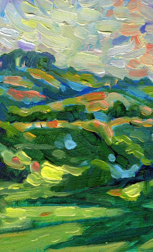 Derbyshire Hilltop by Mary Kemp
