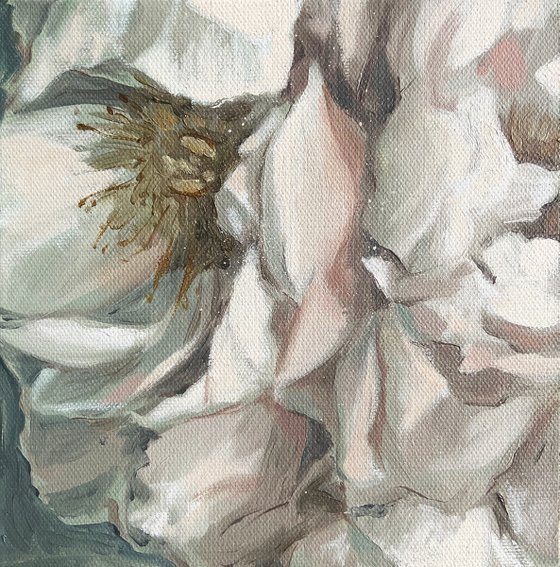 PEONIES DIPTYCH