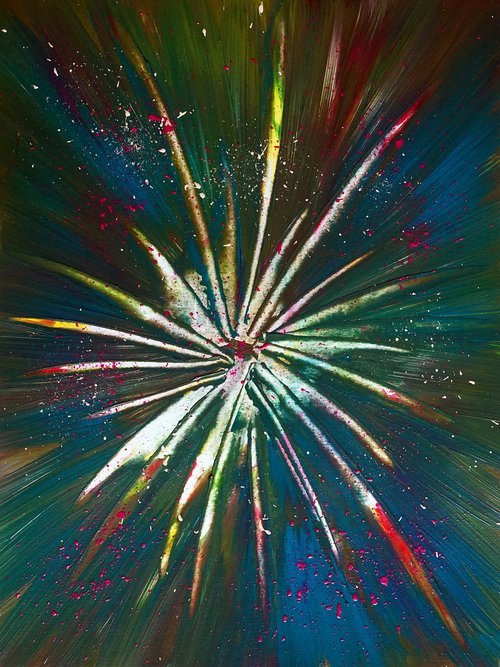 Flowerbed Fireworks 11 by Richard Vloemans